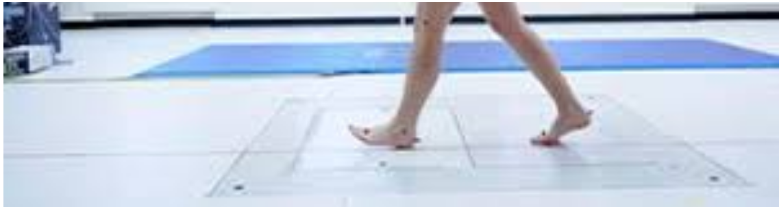 Gait analysis walking image